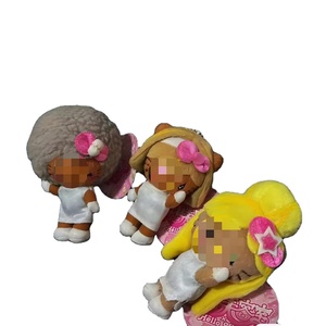 Muñeca de Peluche Súper Suave de Algodón PP, Diseño de Chica Hawaiana de Piel Negra, Colgante de Salón de Belleza Tres Hermanas, Aprox. 10cm, Ideal para Cumpleaños - Product Image 1