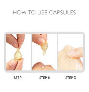 Cápsula antiarrugas ZS Cono Peptide VC Essence líquido hidratante colágeno placenta hidratante antienvejecimiento Cápsula de suero Facial - Product Image 5