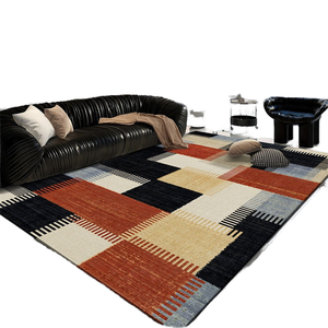 <span class=keywords><strong>Tappeto</strong></span> <span class=keywords><strong>Moderno</strong></span> per Soggiorno con Design Contemporaneo, in Poliestere Sottile, Antimacchia e Antiscivolo con Base in Lattice - Product Image 2