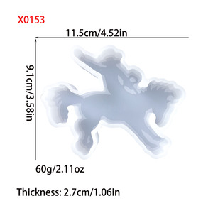 Moule de moulage en résine de silicone fait main Kingnoo, forme irrégulière, 1 pièce, style DIY, ornements décoratifs, outils pour gâteaux, en stock dans le Hebei - Product Image 2