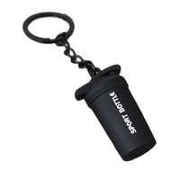 Porte-clés décoratif pour sac à dos en forme de plaque de haltère de la série Fitness en alliage de zinc et caoutchouc, design créatif PK 2026