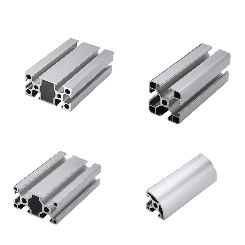 Section de cadres en aluminium Profils en aluminium Accessoires d'extrusion d'aluminium pour anodisation à fente en T