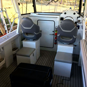 <span class=keywords><strong>Lancha</strong></span> de Pesca de 6m, de Aleación de Aluminio Negra, con Control Central, para Alta Mar, Yate Privado de Alta Velocidad - Product Image 2