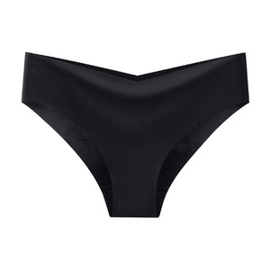 2026 Asian Size <b>Seamless</b> Women's V Shaped Cotton Crotch Breathable Women Ice Silk Underwear - Product Image 5