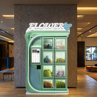 AIT Distributeur automatique de bouquets de fleurs fraîches en plein air avec fonction SDK Fournisseur de distributeur automatique de fleurs fraîches de qualité supérieure