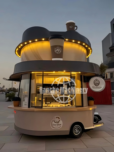 Hot Dog Pizza <b>Coffee</b> Ice Cream Snack Food Stainless Steel Rust Resistant Mobile Food Cart & Trailer for Outdoor Use - Product Image 4