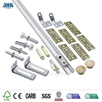 JHK-B06 Produits tendance 2025 pour la maison Portes intérieures modernes en MDF Porte pliante intérieure moulée apprêtée blanche