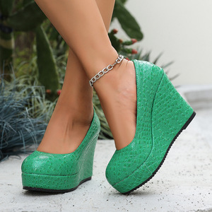 Zapatos Planos Europeos Americanos de Talla Grande, Estilo Veraniego, con Plataforma y Suela Gruesa, Sin Cordones, para Mujer - Product Image 3