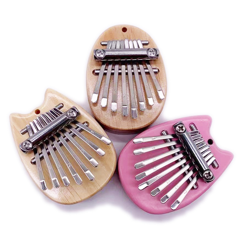 Мини-пианино kalimba для начинающих, мини-октава, компактное милое портативное мини-пианино для большого пальца, легко носить с собой