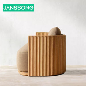 Canapé d'extérieur de luxe en teck canapé de jardin moderne pour hôtel canapé en bois canapé en teck meubles de patio en bois imperméable meubles de patio en bois - Product Image 6