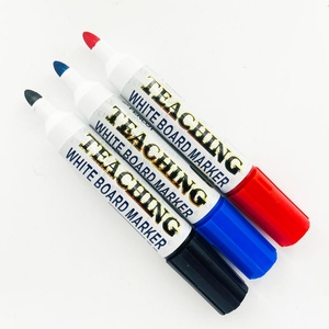 Marqueur pour tableau blanc de qualité supérieure, super luxueux, 6 pièces/boîte, facilement effaçable, rouge et noir, grande taille, pour l'enseignement - Product Image 6