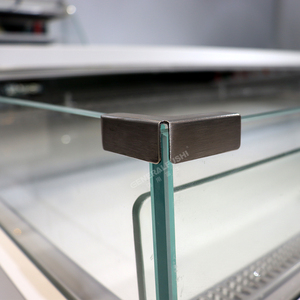 4ft Offene Kuchenvitrinen mit gerader Glasfront für Bäckereien – Kühlvitrine für Kuchen und Gebäck - Product Image 5