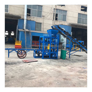 Verzahnungsblock-Formmaschine QT4-26 Hochleistungs-Halbautomatische Betonhohlblock-Herstellungsanlage zum Verkauf - Product Image 4