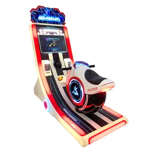 2023 लोकप्रिय सिक्का संचालित कार रेसिंग खेल मशीन सिम्युलेटर आर्केड रेसिंग कार खेल मशीन