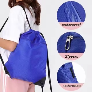 Popular Zipper Wholesale Storage <b>Bag</b> <b>Drawstring</b> Backpack With Custom Logo <b>Drawstring</b> <b>Bags</b> - Product Image 2
