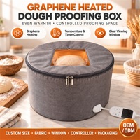 Boîte de levage de pâte chauffée au graphène en gros pour boulangerie domestique, logo personnalisé OEM ODM, prix direct usine en gros pour boulangerie