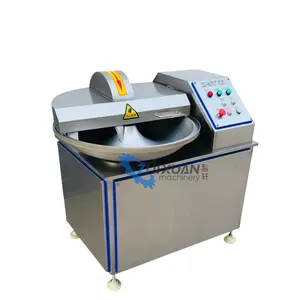 Meat Bowl Chopper Mixer Cutter Machine Industrial Food Chopper Electric Meat Cutting Machine