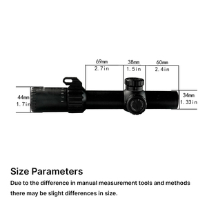 กล้องเล็ง BANGBANG Oculus-ED 1.5-8X28 IR SFP, กล้องเล็งแบบออปติคอลขนาดหลอด 34 มม. พร้อมกระจก ED คุณภาพพรีเมียมสำหรับการฝึกซ้อมการล่าสัตว์กลางแจ้ง - Product Image 3