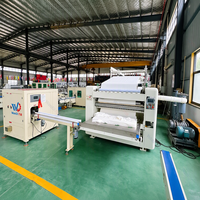 Machine à fabriquer des mouchoirs en papier Wandi 7 lignes, ligne de production automatique de mouchoirs en papier avec machine de découpe et d'emballage des mouchoirs