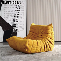 Canapé de luxe design Ligne-Roset TOGO, forme tendance de chenille, rembourrage confortable, fauteuil relax pour salon