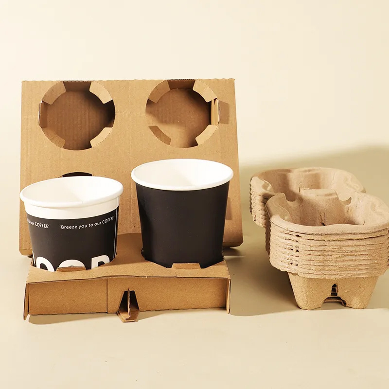 Degradable Pulp Disposable Corrugated Paper Beverage