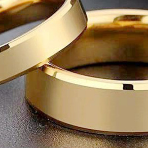 Cincin Kawin Berkualitas Tinggi untuk Wanita Pria Grosir Cincin Baja Tahan Karat Klasik Perhiasan Cincin Tunangan Pernikahan Pasangan - Product Image 6