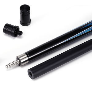 Nouvelle arrivée, ensemble de queues de billard, shaft en fibre de verre haute technologie, queue de billard 10,5 mm pour billard, 1/2 split avec joint en acier inoxydable en vente - Product Image 5