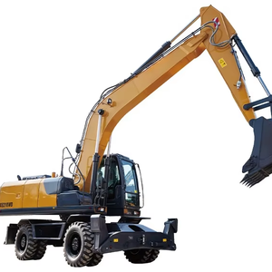 Excavadora de Tamaño Mediano con Ruedas y Orugas XE210WD de 20.8 Toneladas y 0.86m³, Fuerte Fuerza de Excavación con Motor, Bomba y Sistema Hidráulico - Product Image 2