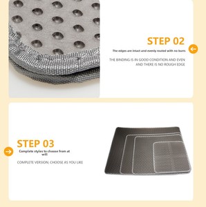 Moderno doppio strato EVA in plastica Oxford tappetino per <span class=keywords><strong>gatti</strong></span> lavabile antiscivolo lettiera per <span class=keywords><strong>gatti</strong></span> con schiuma forniture per <span class=keywords><strong>gatti</strong></span> - Product Image 4