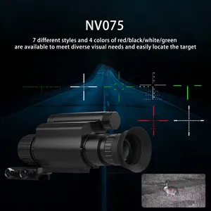กล้องมองกลางคืนแบบดิจิตอล NV075 ความละเอียด 1080P HD รุ่นใหม่ล่าสุด พร้อมเส้นเล็งเป้าหมาย สำหรับตั้งแคมป์ แบบหนีบ - Product Image 3