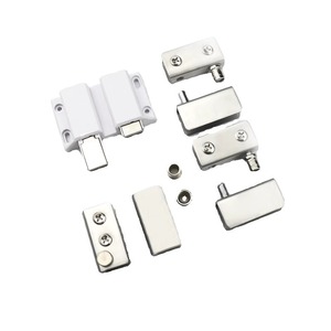 Cierres magnéticos de acero inoxidable para puertas de vidrio, fácil instalación, diseño minimalista, uso en gabinetes de vino - Product Image 4