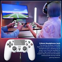 Manette sans fil de jeu professionnelle ergonomique multifonction à double vibration pour PS5
