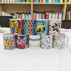 Tasse en céramique HTPmart 11oz sublimation prix personnalisé impression complète avec emballage en polymousse tasse en céramique personnalisée pour cadeau de bricolage - Product Image 3