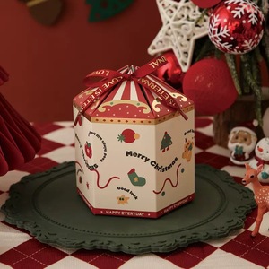 <span class=keywords><strong>CA</strong></span> Warehouse en Stock NO MOQ Caja de regalo de Año Nuevo de Navidad reciclada para dulces pequeños y joyería Revestimiento de esponja de laminación mate - Product Image 4