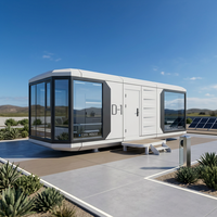 Capsule spatiale modulaire toutes saisons, unité préfabriquée durable pour l'hébergement des travailleurs, les camps et les projets sur sites isolés
