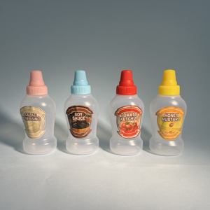 25ml PE <strong>Honey</strong> Bottle Plastic Universal Packaging with Lid Seasoning Bottle Soy Sauce Bottle Packaging - Product Image 2