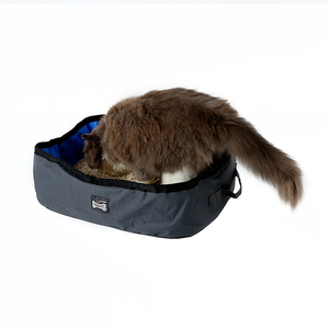 Tragbare faltbare Katzen toilette im Freien in 2 Farben Großhandel für den Badezimmer gebrauch - Product Image 5