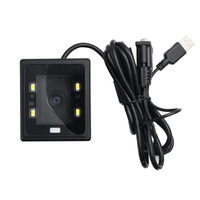 Lecteur de code QR pour borne de vente de billets monté en OEM, tourniquet, scanner de code-barres fixe intégré 1D 2D Wiegand, kiosque