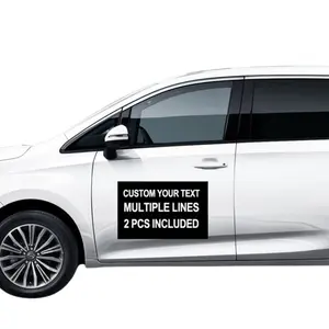 Özel araba mıknatıs araç etiket teslimat reklam işareti Van kamyon manyetik çıkartmalar