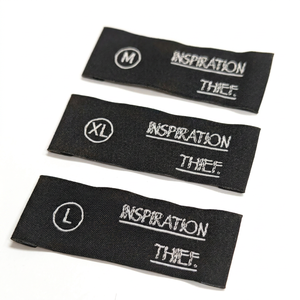 Etichette Tessute in Raso Personalizzate con <span class=keywords><strong>Logo</strong></span>, Taglie <span class=keywords><strong>S</strong></span> <span class=keywords><strong>M</strong></span> L, Morbide al Tatto, Etichette Premium per Abbigliamento, T-Shirt, Felpe, Abbigliamento Sportivo - Product Image 5