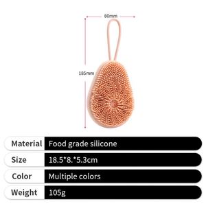 Bathing Silicone Durable Lightweight <b>Brush</b> Adding Shampoo for Pet Grooming Salon - Product Image 3