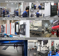 Service de fraisage CNC sur mesure, découpe laser de supports métalliques, boîtiers pour équipements d'emballage alimentaire, pièces détachées usinées CNC