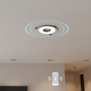 Luz LED Empotrada Comercial <span class=keywords><strong>con</strong></span> <span class=keywords><strong>Altavoz</strong></span> Integrado para Techo, <span class=keywords><strong>con</strong></span> Control de Audio Bluetooth - Product Image 1