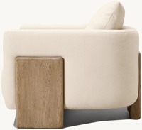 Mobilier d'intérieur de luxe moderne haut de gamme avec cadre en bois massif d'excellente qualité chaise personnalisée