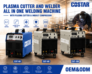 Costar Manufacture Power Source Built in Compressor Cortadoras Industrial Welders Portable <b>Plasma</b> Cutter <b>Cutting</b> Welding <b>Machine</b> - Product Image 5