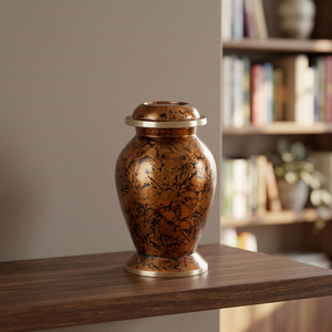 Urn pink flower Adult <b>pet</b> brass and Funeral Urns Casket funerary urn ossuary cinerary Human Memorial Urn pink flower Adult <b>pet</b> - Product Image 1