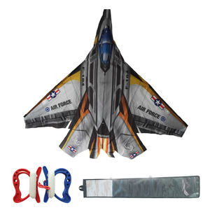 Vente en gros de haute qualité Avion de chasse Cerf-volant pour enfants et adultes Facile à voler Voyage à la plage Cerf-volant pour débutants - Product Image 3