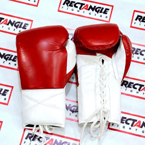 Factory Manufacture Custom Made Fly Boxing Gloves 100% Original Leather Professional Pro Punching Fly Lace Up Boxing Gloves - Product Image 1