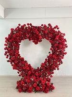 Fleurs artificielles en fer multi-formes, hauteur et largeur 240 cm, pour la décoration de scène de mariage et extérieure