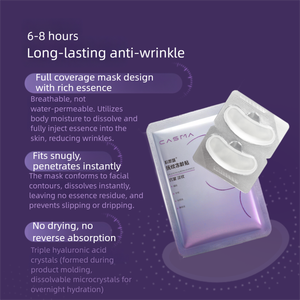 เซรั่มไมโครนีดเดิล KASMA แผ่นแปะลดริ้วรอย-ดีเอ็นเอแซลมอนและกรดไฮยาลูโรนิก ลดเลือนริ้วรอย กระชับผิว ต่อต้านริ้วรอยแห่งวัย สำหรับผู้หญิง - Product Image 1